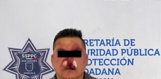 Detienen a presunto ladrón de autos en San Andrés Cholula