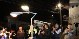 Ayuntamiento de Puebla ilumina con tecnología a San Jerónimo Caleras