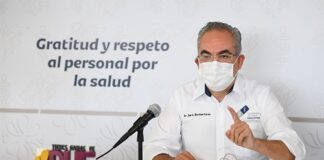 Reporta Salud sólo 10 personas hospitalizadas por la COVID-19 en el sector
