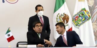 Ahora la lucha es contra la inseguridad, señala Eduardo Rivera al iniciar Festejos Patrios