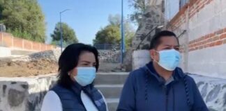 Avanza 75% la obra en el parque El Calvario en Cuautlancingo