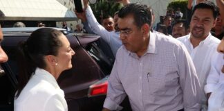 Reafirma Sergio Salomón trabajo conjunto con Sheinbaum para consolidar la 4T con gobiernos de Morena