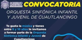 Abren convocatoria para Orquesta Sinfónica Infantil y Juvenil de Cuautlancingo