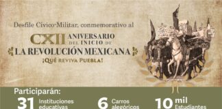Más de 10 mil estudiantes marcharán por la Revolución Mexicana en Puebla