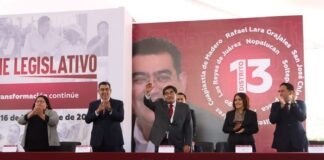 Al 4 de diciembre pasa marcha de Puebla en apoyo a la 4T; Barbosa acompañará a AMLO