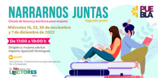 Convoca Cultura a poblanas a participar en círculo de lectura virtual