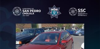 Policía de San Pedro Cholula frustran robo en Plaza San Diego