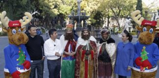 Ayuntamiento ayudará a Reyes Magos para que vean juguetes en zona del Centro de Puebla