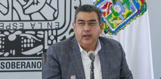 Puebla, sede del convenio nacional 2023 del Fondo de Aportación para Seguridad, anuncia Sergio Salomón