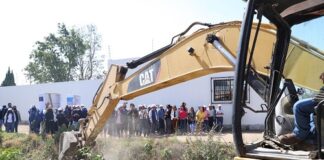 Inicia ayuntamiento de San Andrés Cholula limpieza de la zanja Actipan