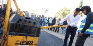 Arranca programa de bacheo en Puebla capital; taparán 36 mil baches