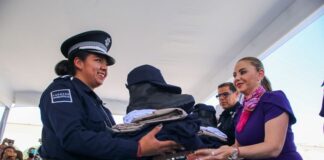 Policías de San Pedro Cholula recibirán aumento del 7.41% anunció Paola Angon
