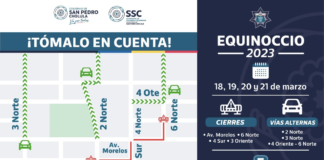 Anuncia ayuntamiento de San SAndrés Cholula operativo de vialidad por “Festival Equinoccio 2023”