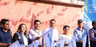Inicia Mundo Tlatehui obra de adoquinamiento en la junta auxiliar Santa María Tonantzintla