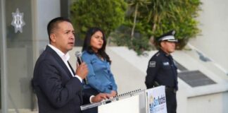 Homenaje a policía municipal en San Andrés Cholula