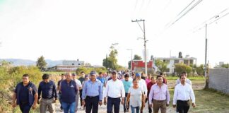 Inicia Mundo Tlatehui obra de adoquinamiento en la junta auxiliar Santa María Tonantzintla