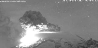 Emite Popocatépetl exhalaciones sin representar mayor riesgo a población: Protección Civil SEGOB