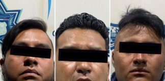 Policía Municipal de Puebla captura a tres sujetos por asaltar a pasajeros de Ruta 54