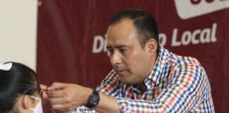 Voluntariado del Congreso concluye jornada de salud visual en Huejotzingo con entrega de lentes