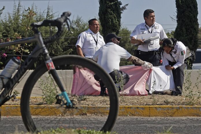 NOTA ROJA . CICLISTA ATROPELLADO