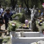Día de la Madre en Puebla, entre fiesta, globos y sepulcros