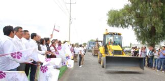 En región Acatzingo, gobierno de Sergio Salomón mejora conectividad y fortalece infraestructura educativa