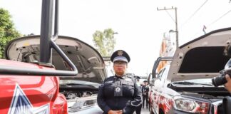 Entrega Edmundo Tlatehui patrullas a juntas auxiliares de San Andrés Cholula