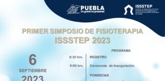 Invita ISSSTEP a “Primer simposio de Fisioterapia 2023”