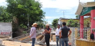 Avanza la obra pública que realiza Irene Olea en 7 comunidades de Izúcar de Matamoros