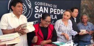 Paola Angon fomenta la lectura y entrega 365 libros a juntas auxiliares de Cholula