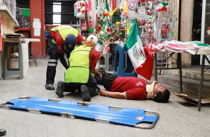 6 Promueve SEGOB “Primer Simulacro Estatal 2023” en Chietla
