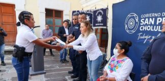San Pedro Cholula, primer municipio en Puebla en capacitar a policías en lengua de señas mexicana