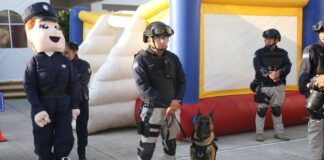 Ayuntamiento de Puebla fortalece proximidad policial con actividades lúdicas en el bachillerato del BINE