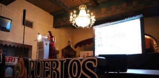 Inauguran Gaby Bonilla y Marta Ornelas stand de Puebla en tianguis turístico internacional
