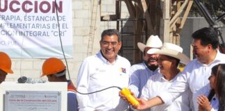 En Acatzingo, Sergio Salomón llama a hacer equipo por las políticas sociales y de progreso de Puebla