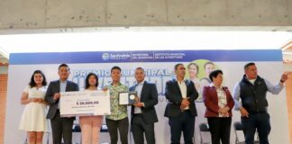 Galardona Mundo Tlatehui a las y los ganadores del Premio Municipal de las Juventudes