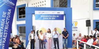 Inicia Mundo Tlatehui y Lupita Cuautle rehabilitación de Casa de Día en la cabecera municipal