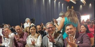 “Corcholatas poblanas” presumen saludos con Sheinbaum