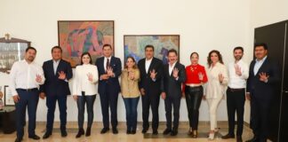 Encabeza Sergio Salomón encuentro en favor de la unidad por Puebla