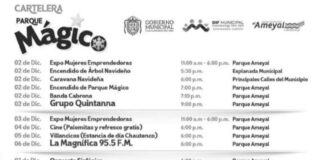 En Cuautlancingo llegó la Navidad con el encendido del árbol y diferentes actividades
