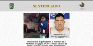 25 años de prisión a “Capitán América” incitador del linchamiento en Ajalpan hace 8 años