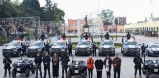 Inicia 2024 con más seguridad: Paola Angon, refuerza a la SSC Cholula con 18 nuevas patrullas y uniformes
