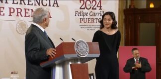 Liz Vilchis no va por la presidencia de Puebla: AMLO