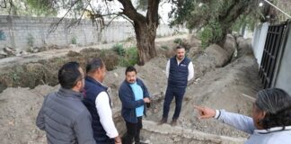 Inicia Ayuntamiento de Puebla obras sanitarias en Romero Vargas