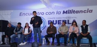 Estructura panista toma protesta en Chiautzingo con Lalo Rivera como testigo