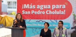 Cumple gobierno de Paola Angon con la entrega de nuevo pozo en Momoxpan