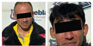 Por robo a OXXO, dos hombres fueron detenidos por la Policía municipal de Puebla