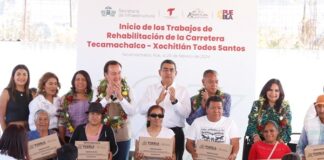 Con construcción y rehabilitación de carreteras, Sergio Salomón impulsa desarrollo de puebla