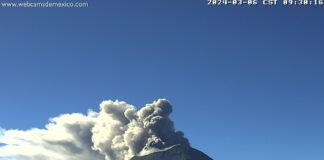 Aunque mejora, sigue contaminación en Puebla por el Popocatépetl