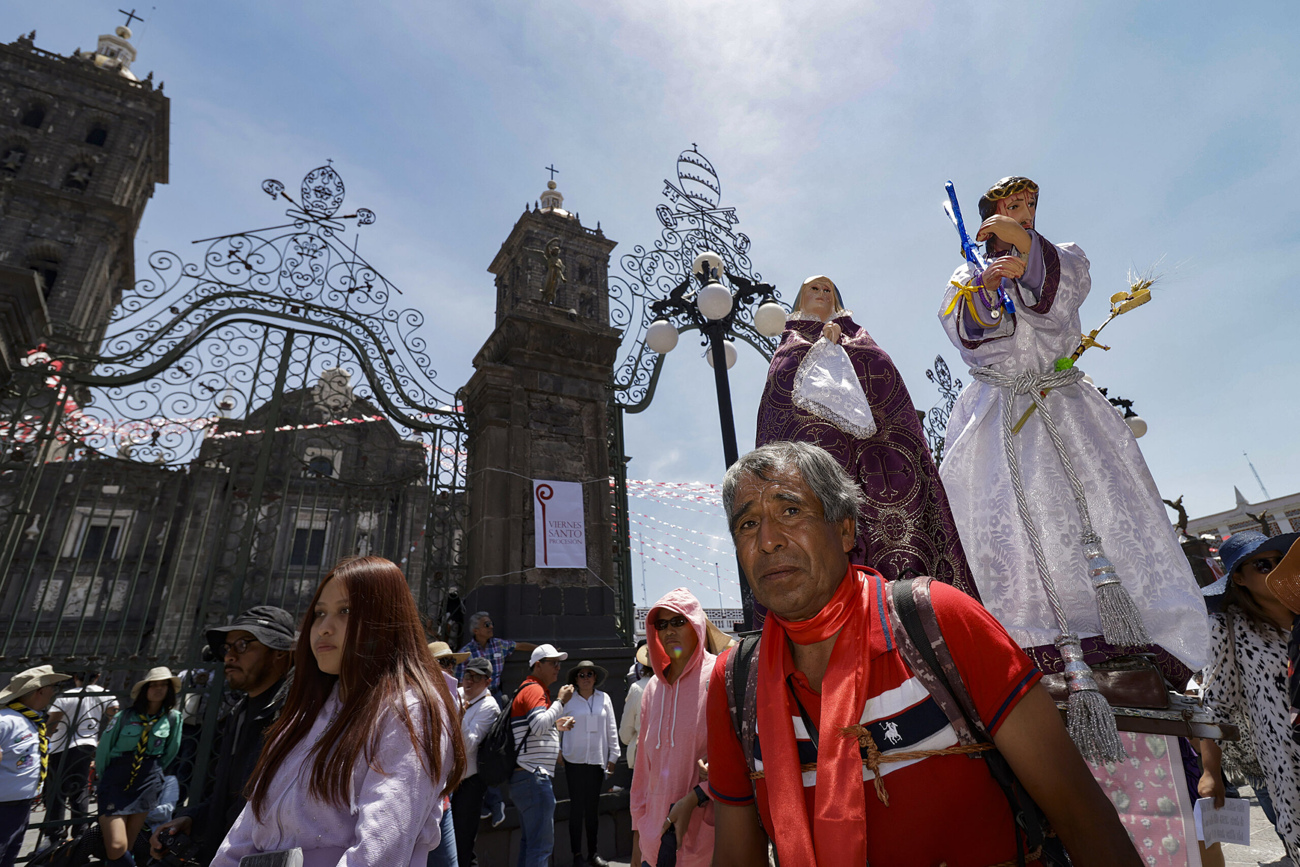En imágenes, Procesión de Viernes Santo 2024 en Puebla | Mediatik